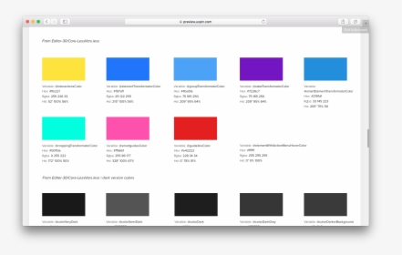 Color Palette Design System, HD Png Download, Transparent PNG