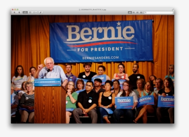 Bernie Sanders Has Attracted Much Of The Yourh Vote - Banner, HD Png Download, Transparent PNG