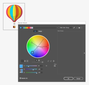Editing Colors By Moving Color Markers On The Smooth - Color Illustrator, HD Png Download, Transparent PNG