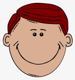 Red Head Man Svg Clip Arts - Body Parts Flashcards Head, HD Png Download, Transparent PNG