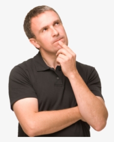 Thinking Man Png File - Person Thinking Transparent Background, Png Download, Transparent PNG