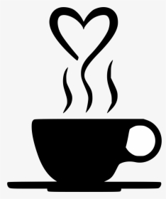 Coffee Smoke Transparent Clipart Pictures Free Png - Heart Coffee Cup Svg, Png Download, Transparent PNG