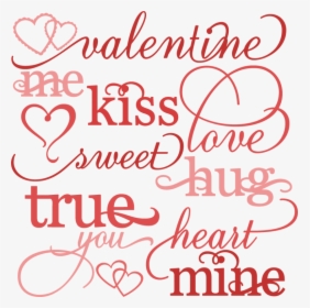 Transparent Valentine S Day Clipart - Calligraphy, HD Png Download, Transparent PNG