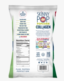 Skinnypop Popcorn Collagen Nutrition Facts - Skinnypop Collagen, HD Png Download, Transparent PNG