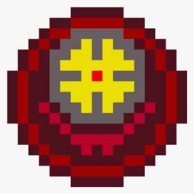Pixel Art Deadpool Logo , Png Download - Pixel Art Red Button, Transparent Png, Transparent PNG