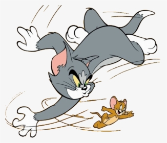 Chasing Clipart Jerry Tom And Jerry Png - Cartoon Characters Tom And Jerry, Transparent Png, Transparent PNG