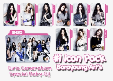 #1 Folder Icon Pack Snsd Borayoung - Doll, HD Png Download, Transparent PNG