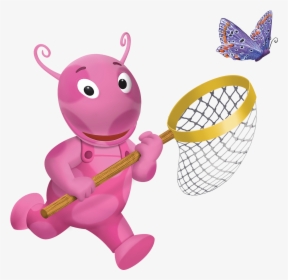 Uniqua Chasing A Butterfly - Backyardigans Butterfly, HD Png Download, Transparent PNG