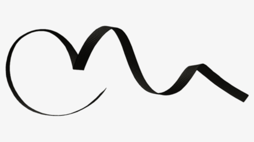 Popular And Trending Twirl - Black Ribbon Png Transparent, Png Download, Transparent PNG