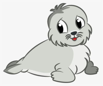 Art,carnivoran,dog Breed - Clipart Cute Small Seal, HD Png Download, Transparent PNG