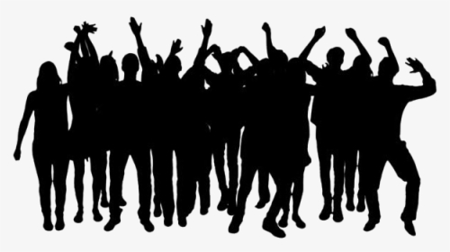crowd silhouette png