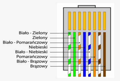 Cat5 Wiring A And B, HD Png Download, Transparent PNG