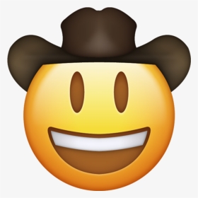 Cowboy Emoji Png, Transparent Png, Transparent PNG