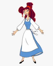 Megara Png Transparent - Belle From Beauty And The Beast Modern, Png Download, Transparent PNG