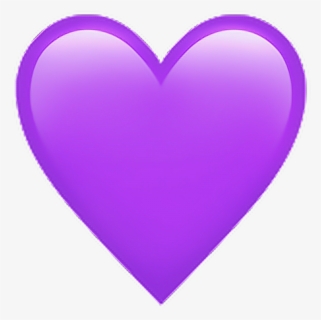 Transparent Tumblr Png - Transparent Purple Heart Emoji, Png Download, Transparent PNG