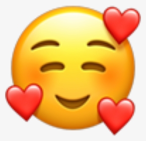 #emoji #love #amor #tumblr #cute #kawaii #emojiiphone - Smiling Face With 3 Hearts Emoji, HD Png Download, Transparent PNG