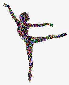Silhouette Of Abstract Dancer Png - Silhouette Lyrical Dancers, Transparent Png, Transparent PNG