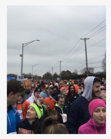 Pre-race Excitement At The Naperville Turkey Trot - Crowd, HD Png Download, Transparent PNG