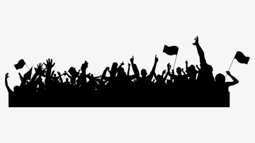 Picture Royalty Free Sports Crowd Png - Sport Supporters Silhouettes Png, Transparent Png, Transparent PNG