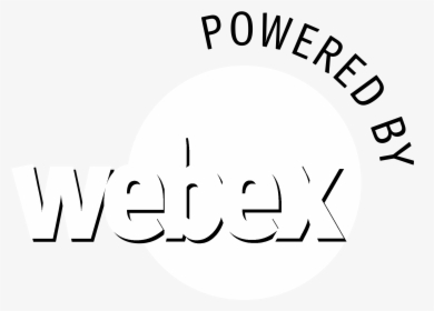 Webex Logo Black And White - Webex, HD Png Download, Transparent PNG