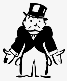 People Clipart Rich Man The - Broke Monopoly Man, HD Png Download, Transparent PNG