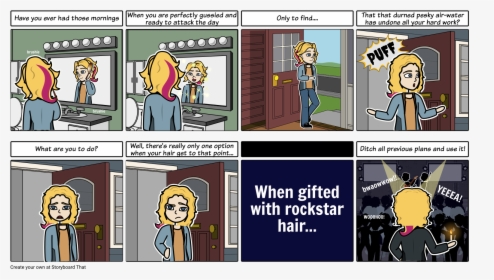 Frizz    Title Frizz    Style Max-width - Comic Storyboard, HD Png Download, Transparent PNG