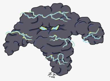 Cartoon Cloud Monster, HD Png Download, Transparent PNG