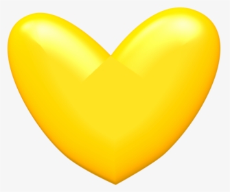 Yellow Heart Png Transparent, Png Download, Transparent PNG