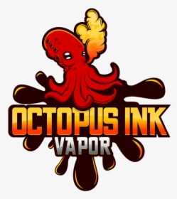 Octopus Ink Vapor - Kartun Vape, HD Png Download, Transparent PNG