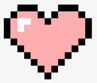 Minecraft Heart Png - Heart Png Transparent Pixel, Png Download, Transparent PNG