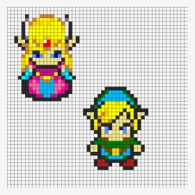 Transparent Zelda Hearts Png - Link Zelda Pixel Art, Png Download, Transparent PNG
