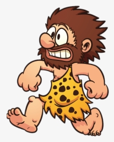 Caveman Clipart Running - Fight Or Flight Lion, HD Png Download, Transparent PNG