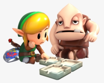Nswitch Zeldalinksawakening Char Linkanddampe - Legend Of Zelda Link's Awakening Characters, HD Png Download, Transparent PNG