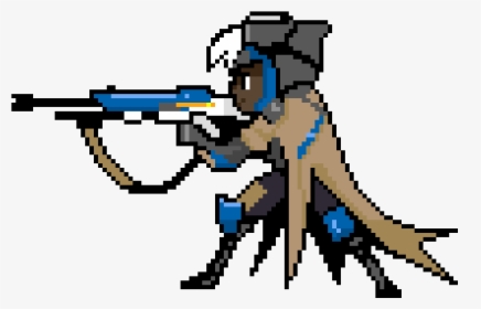 Clipart Royalty Free Stock Ana Maker - Overwatch Ana Pixel Spray, HD Png Download, Transparent PNG