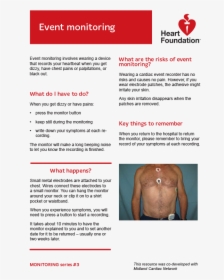 Transparent Heartbeat Monitor Png - High Cholesterol Brochure, Png Download, Transparent PNG
