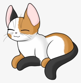 Cute Drawings Of A Calico Cat, HD Png Download, Transparent PNG