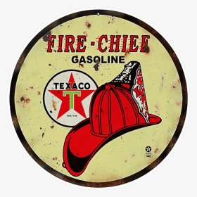 Vintage Texaco Fire Chief Signs, HD Png Download, Transparent PNG