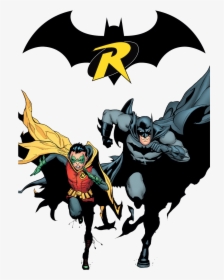 Damian Robin Wayne Dick Batman Grayson Batman And Robin - Batman Dick Grayson And Robin Damian Wayne, HD Png Download, Transparent PNG