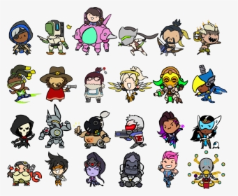 Smol Overwatch Characters, HD Png Download, Transparent PNG