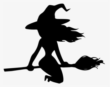 Portable Network Graphics Clip Art Silhouette Witchcraft - Free Halloween Witch Clip Art, HD Png Download, Transparent PNG