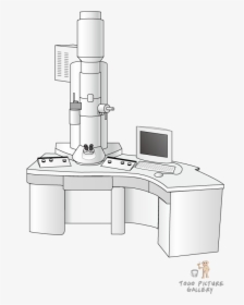 Transmission Electron Microscopy - Transmission Electron Microscope Cartoon, HD Png Download, Transparent PNG
