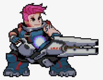 Picture - Overwatch Zarya Pixel Spray, HD Png Download, Transparent PNG
