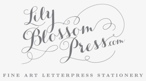Lilyblossom - Calligraphy, HD Png Download, Transparent PNG