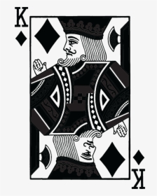 T-shirt King Playing Card Stock Photography Card Game - Playing Card Black And White, HD Png Download, Transparent PNG