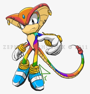 Elemental Sonic - Sonic The Hedgehog Snake Oc, HD Png Download, Transparent PNG