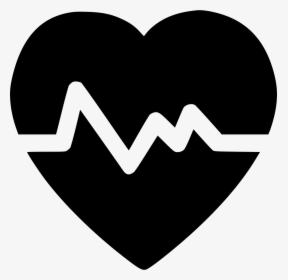 Heart Beat Png - Png Heart With Heartbeat Vector, Transparent Png, Transparent PNG