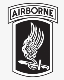 173rd Airborne Brigade - 173rd Airborne Insignia Black And White, HD Png Download, Transparent PNG
