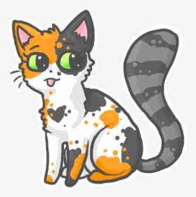 Cat Clipart Calico Cute - Draw A Calico Cat, HD Png Download, Transparent PNG