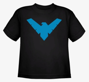 Kids Nightwing Logo T-shirt - Nightwing Symbol, HD Png Download, Transparent PNG