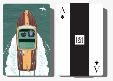 Rkr Boathouse Classic Boat I Playing Cards - Playing Card, HD Png Download, Transparent PNG